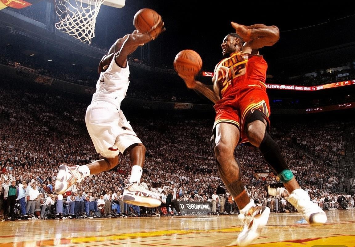 2006年NBA季后赛：韦德詹姆斯巅峰对决精彩回顾(图4)